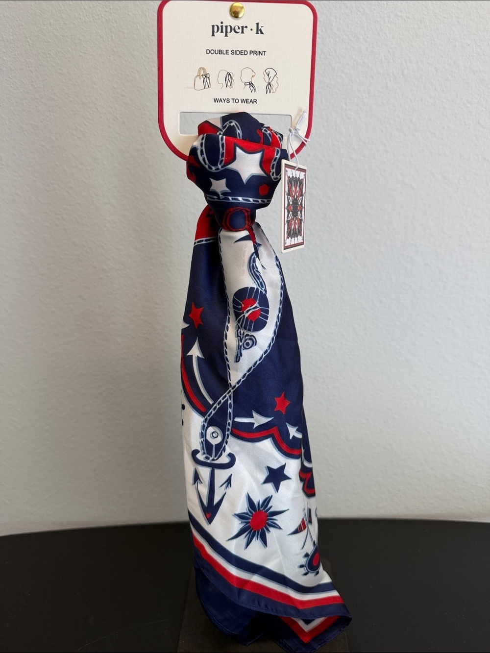 Piper K | Modern Summer Nautical Motif Scarf ⚓️
